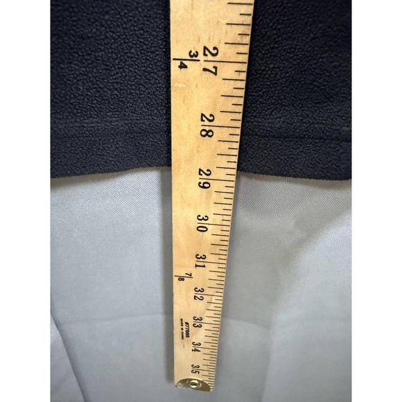Columbia Pullover Mens XL Black Fleece Quarter Zip Lightweight Outdoor Hiking - Picture 6 of 7